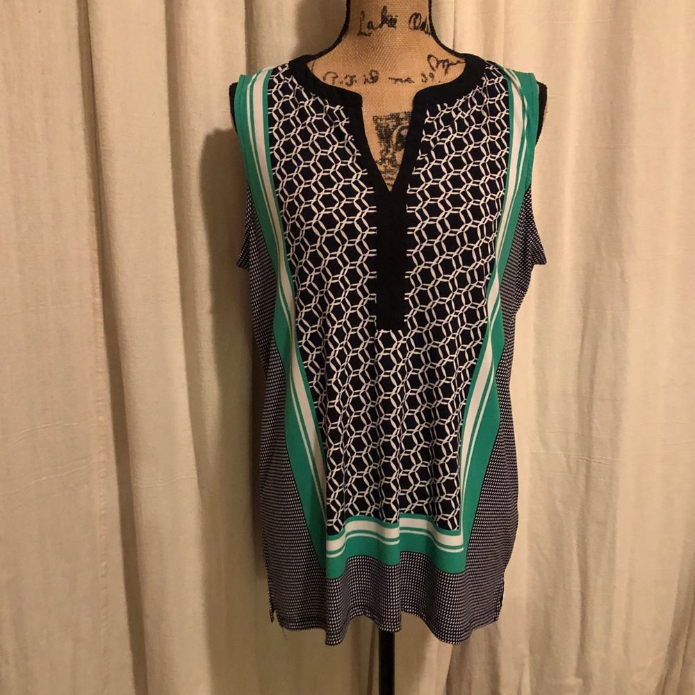 Jones New York Signature Large sleeveless top